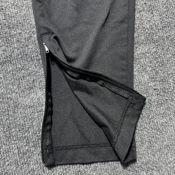 Nike Dri-Fit Track Pants Mens Small Black Zip Ankle 24 Logo Training 588501-010 - Picture 10 of 12